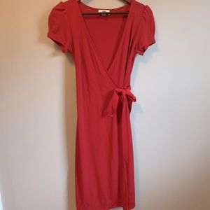 Red Wrap dress by Ann taylor Loft